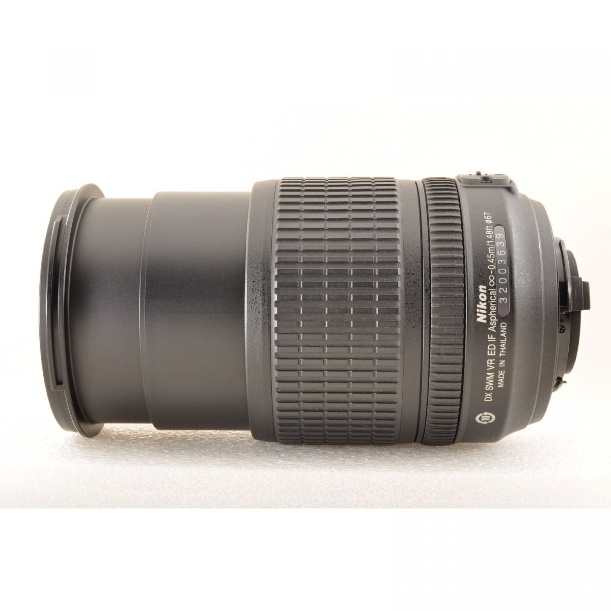 【中古】Nikon AF-S DX 18-105mm f3.5-5.6 G ED VR Fマウント用 カメラレンズ 交換レンズ ニコン , フード付き