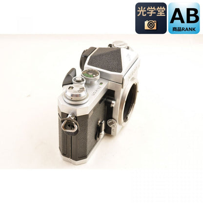 Nikon F Eye Level Silver 35mm SLR Film Camera *Excellent+5* #4656