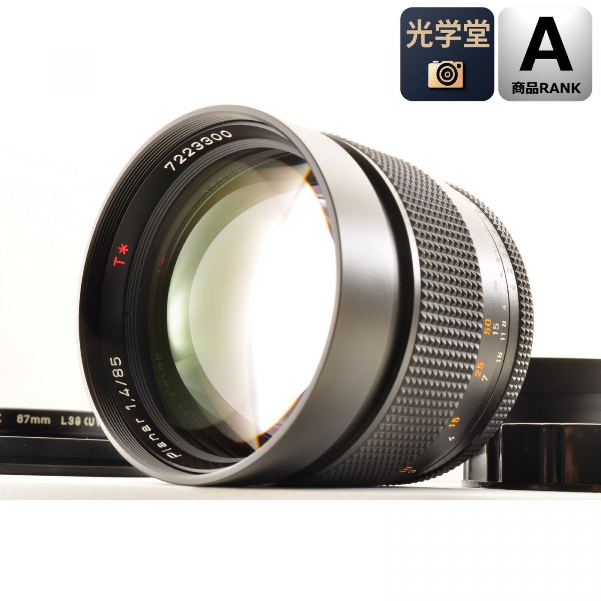 【中古】Contax Carl Zeiss Planar 85mm f/1.4 MMJ 単焦点 MFレンズ 交換レンズ コンタックス