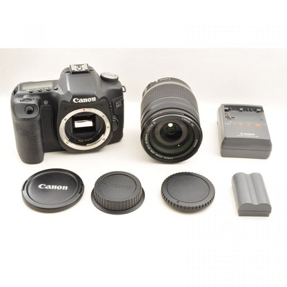【中古】Canon EOS 50D 15.1MP デジタル 一眼レフカメラ+キャノン EF-S 18-200mm f3.5-5.6 IS AF 広角 望遠レンズ シャッター回数 : 約2291