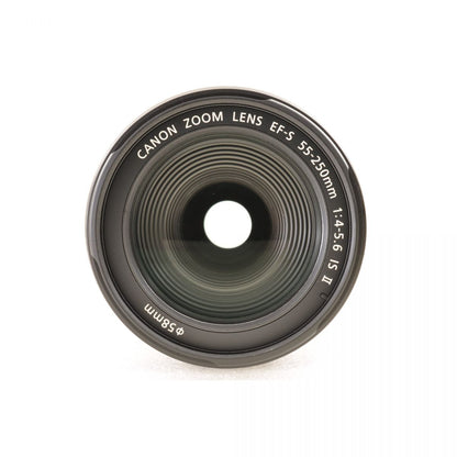【中古】【 Canon EF-S 55-250mm F4-5.6 IS II 手振れ補正付 】 カメラ canon 望遠 レンズ 望遠レンズ 中古 キャノン 手ブレ補正付き 一眼?