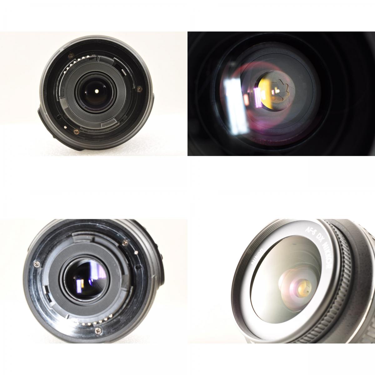 【中古】Nikon D5200 24.1MP Black デジタル一眼レフカメラ+Nikon AF-S DX 18-55mm f3.5-5.6G VR 交換レンズ 約1430ショット