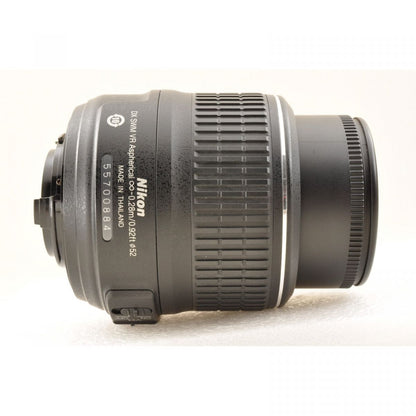 【中古】Nikon D5200 24.1MP Black デジタル一眼レフカメラ+Nikon AF-S DX 18-55mm f3.5-5.6G VR 交換レンズ 約1430ショット