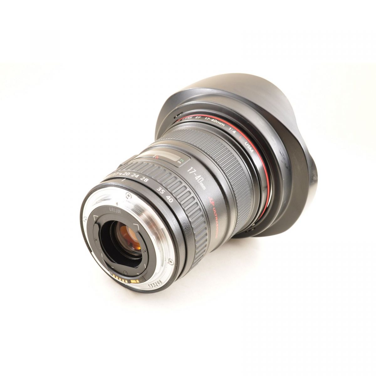 【中古】Canon EF 17-40mm F4L USM Canon EFマウント用 カメラ交換レンズ キヤノン , フード付き