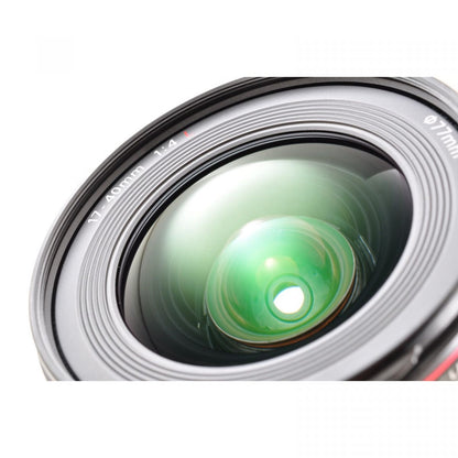 【中古】Canon EF 17-40mm F4L USM Canon EFマウント用 カメラ交換レンズ キヤノン , フード付き