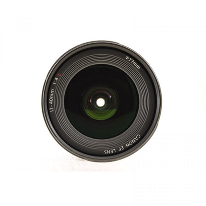 【中古】Canon EF 17-40mm F4L USM Canon EFマウント用 カメラ交換レンズ キヤノン , フード付き