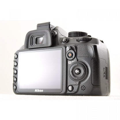 【中古】Nikon D3100 18-55mm 55-300mm ダブルズームキット デジタル一眼レフ カメラ 交換レンズ ニコン シャッター回数 : 約6950ショット