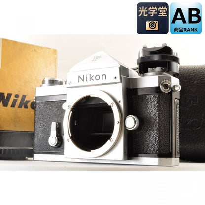 Nikon F Eye Level Silver 35mm SLR Film Camera /Box,Case SN678xxxx*Exc+5* #4263