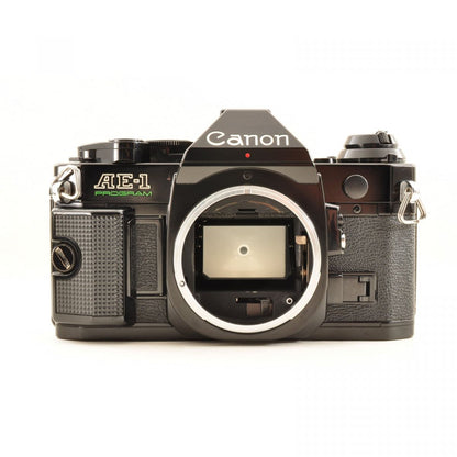【中古】Canon AE-1 Program Black 35mmフィルム一眼レフカメラボディ