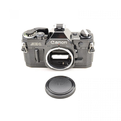 【中古】Canon AE-1 Black フィルムカメラ ボディ 一眼レフ ブラック