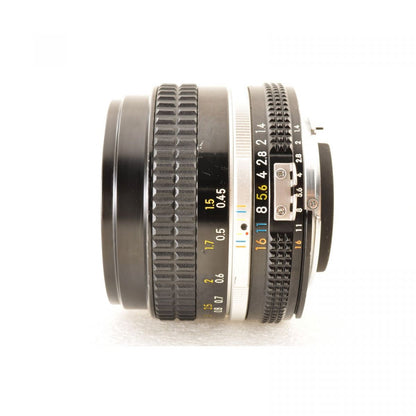 Nikon Ai-S Ais NIKKOR 50mm F/1.4 Prime MF Lens w/Hood HS-9 *Near Mint* #4646