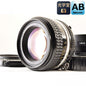 Nikon Ai-S Ais NIKKOR 50mm F/1.4 Prime MF Lens w/Hood HS-9 *Near Mint* #4646
