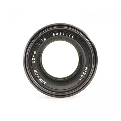 【中古】Nikon AI-S NIKKOR 50mm f/1.4 MF単焦点レンズ