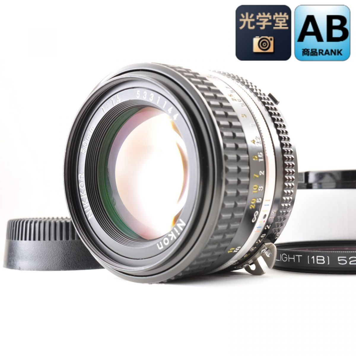 【中古】Nikon AI-S NIKKOR 50mm f/1.4 MF単焦点レンズ