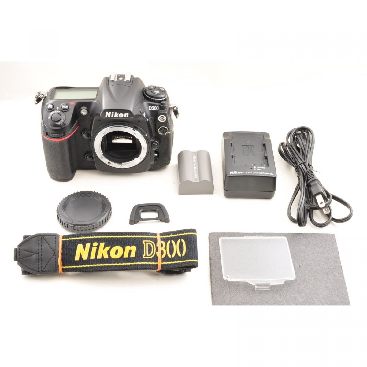 【中古】Nikon D300 ボディ 12.3 MP デジタル一眼レフカメラ シャッター約10710ショット