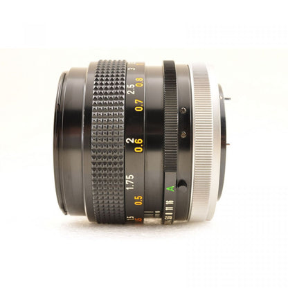 【中古】Canon AE-1 シルバーフィルムカメラ + FD 50mm F1.4 S.S.C. 単焦点レンズ