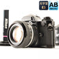 【中古】Nikon FE ブラック フィルムカメラ + Ai NIKKOR 50mm F1.4 単焦点レンズ セット