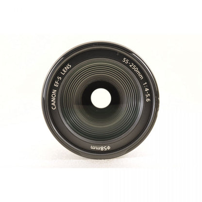 【中古】Canon EF-S 55-250mm F4-5.6 IS 手ブレ補正付 望遠ズームレンズ