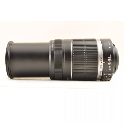 【中古】Canon EF-S 55-250mm F4-5.6 IS 手ブレ補正付 望遠ズームレンズ