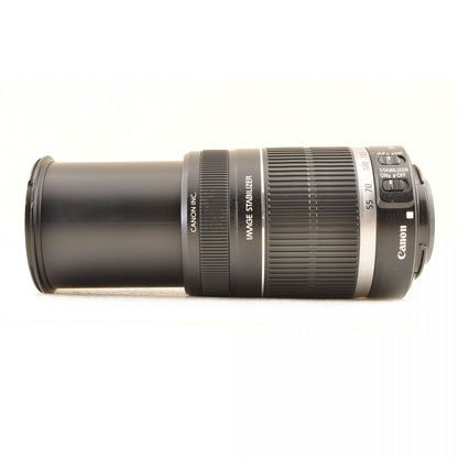 【中古】Canon EF-S 55-250mm F4-5.6 IS 手ブレ補正付 望遠ズームレンズ