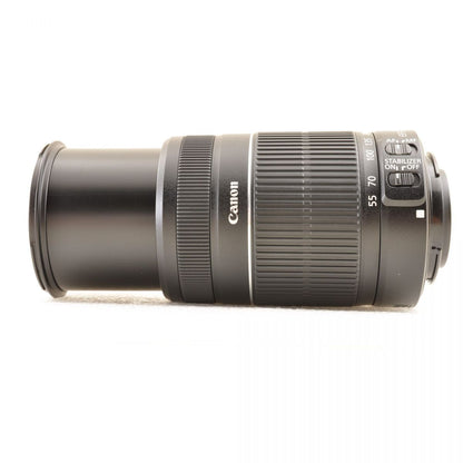 【中古】Canon EF-S 55-250mm F4-5.6 IS 望遠ズームレンズ 第2世代
