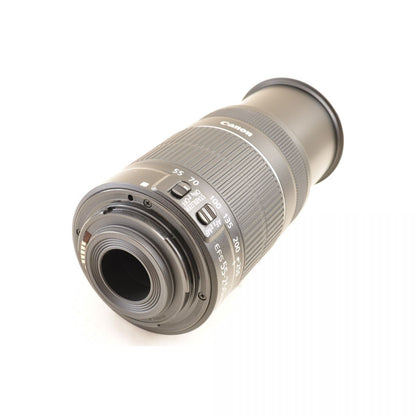 【中古】Canon EF-S 55-250mm F4-5.6 IS 望遠ズームレンズ 第2世代