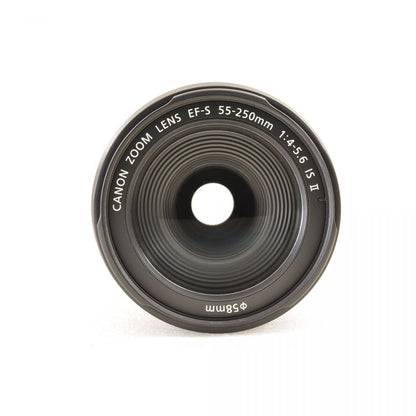 【中古】Canon EF-S 55-250mm F4-5.6 IS 望遠ズームレンズ 第2世代