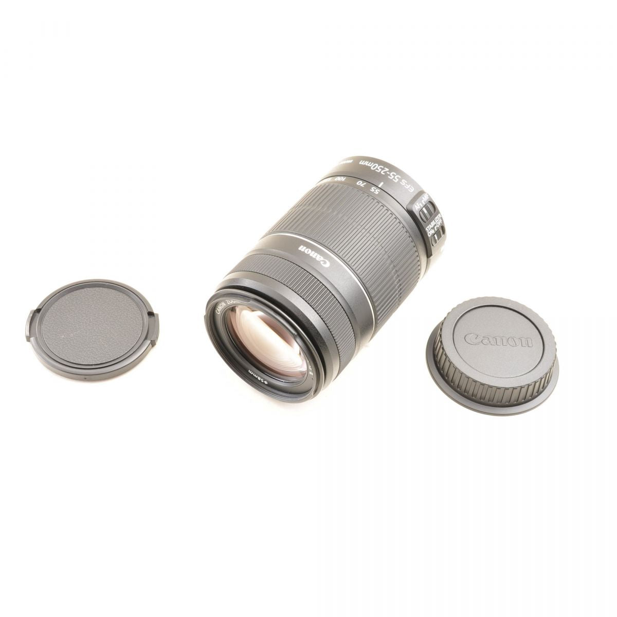 【中古】Canon EF-S 55-250mm F4-5.6 IS 望遠ズームレンズ 第2世代