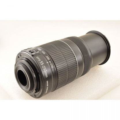 【中古】Canon EF-S 55-250mm F4-5.6 IS II 望遠ズームレンズ 第2世代