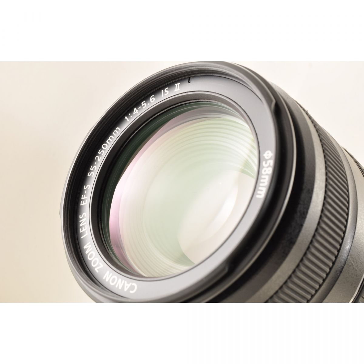 【中古】Canon EF-S 55-250mm F4-5.6 IS II 望遠ズームレンズ 第2世代