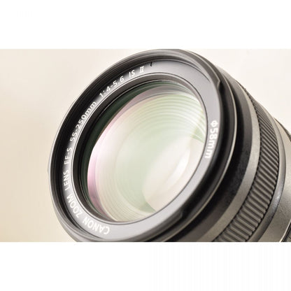 【中古】Canon EF-S 55-250mm F4-5.6 IS II 望遠ズームレンズ 第2世代