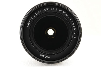【中古】Canon EF-S 18-55mm F3.5-5.6 IS II 手振れ補正付 標準ズームレンズ