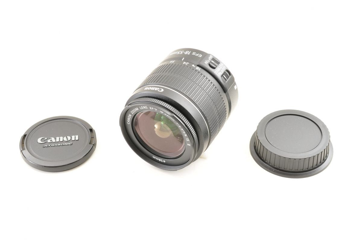 【中古】Canon EF-S 18-55mm F3.5-5.6 IS II 手振れ補正付 標準ズームレンズ