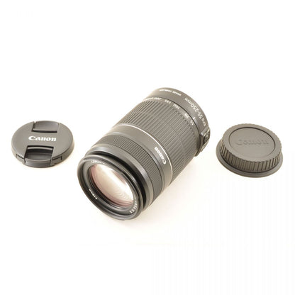 【中古】Canon EF-S 55-250mm F4-5.6 IS II 望遠ズームレンズ