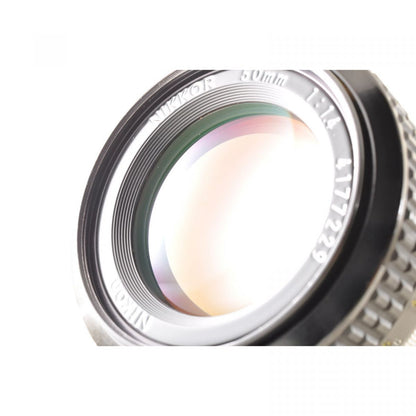 【中古】Nikon Ai NIKKOR 50mm f/1.4 標準MF単焦点レンズ