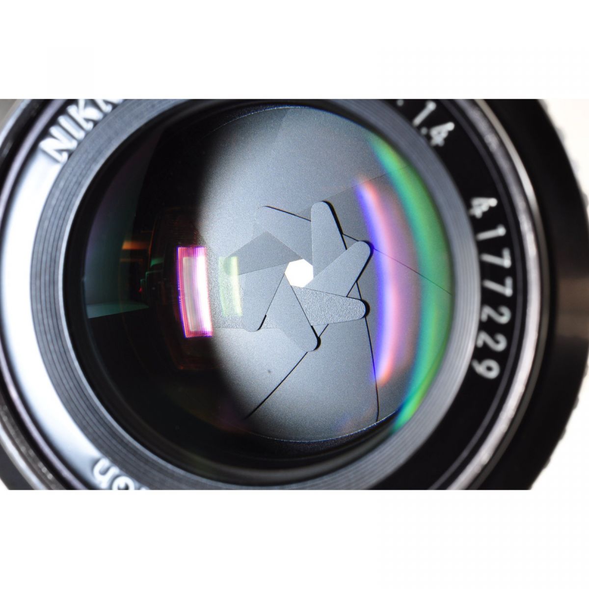 【中古】Nikon Ai NIKKOR 50mm f/1.4 標準MF単焦点レンズ