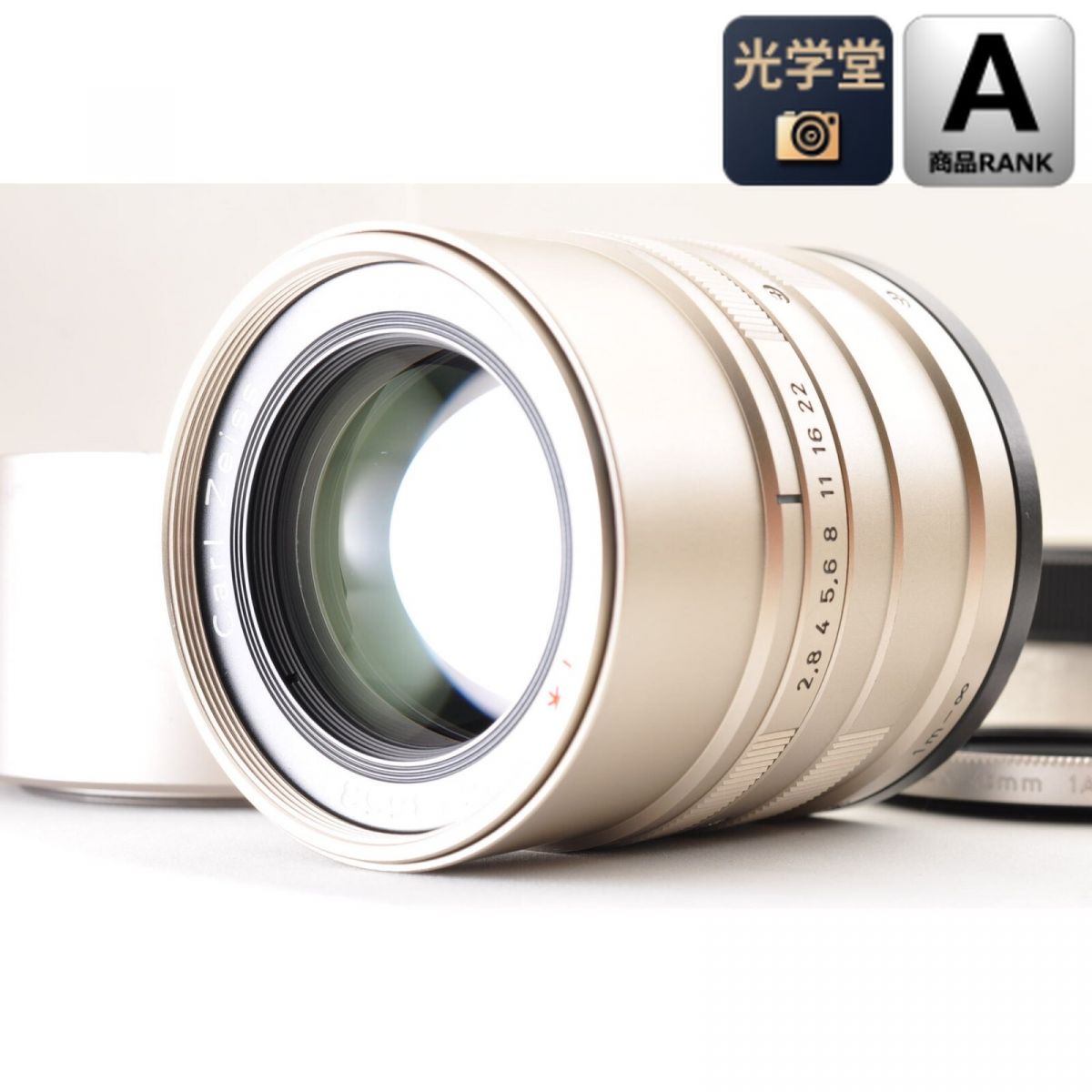 【中古】CONTAX G1 G2用 Carl Zeiss Sonnar 90mm F2.8 T* 単焦点レンズ , フード付き