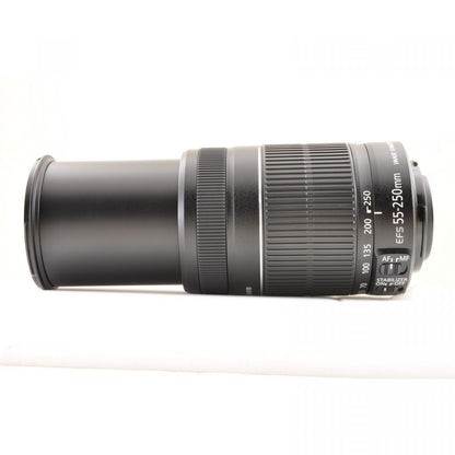 【中古】Canon EF-S 55-250mm f/4-5.6 IS II 望遠 ズームレンズ
