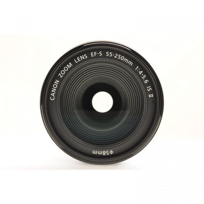 【中古】Canon EF-S 55-250mm f/4-5.6 IS II 望遠 ズームレンズ