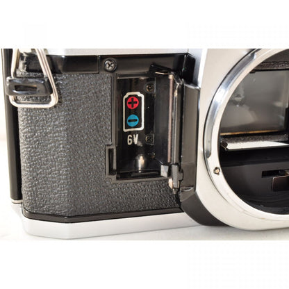 【中古】Canon AE-1 シルバー + New FD 135mm F2.8 望遠レンズセット
