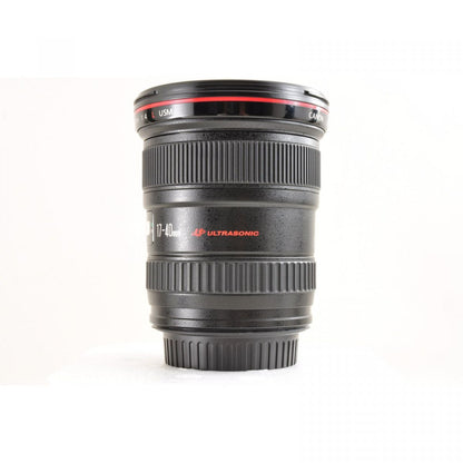 【中古】Canon EF 17-40mm f/4 L USM AF ズームレンズ フード