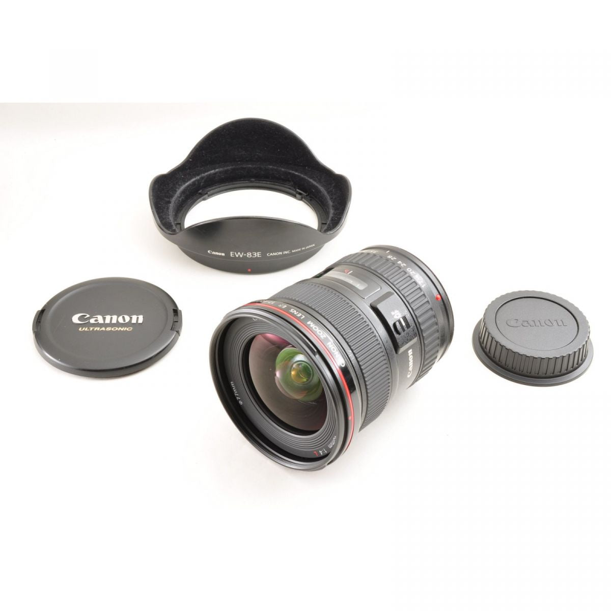 【中古】Canon EF 17-40mm f/4 L USM AF ズームレンズ フード