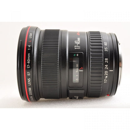 【中古】Canon EF 17-40mm f/4 L USM AF ズームレンズ フード