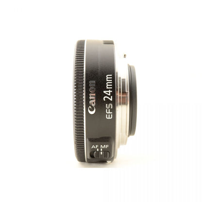 【中古】Canon EF-S 24mm F2.8 STM 単焦点 Canon EF-Sマウント用 カメラレンズ 交換レンズ キャノン