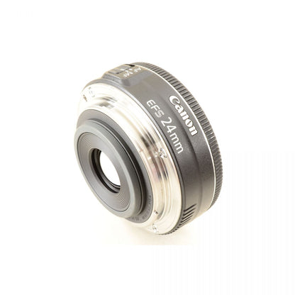 【中古】Canon EF-S 24mm F2.8 STM 単焦点 Canon EF-Sマウント用 カメラレンズ 交換レンズ キャノン