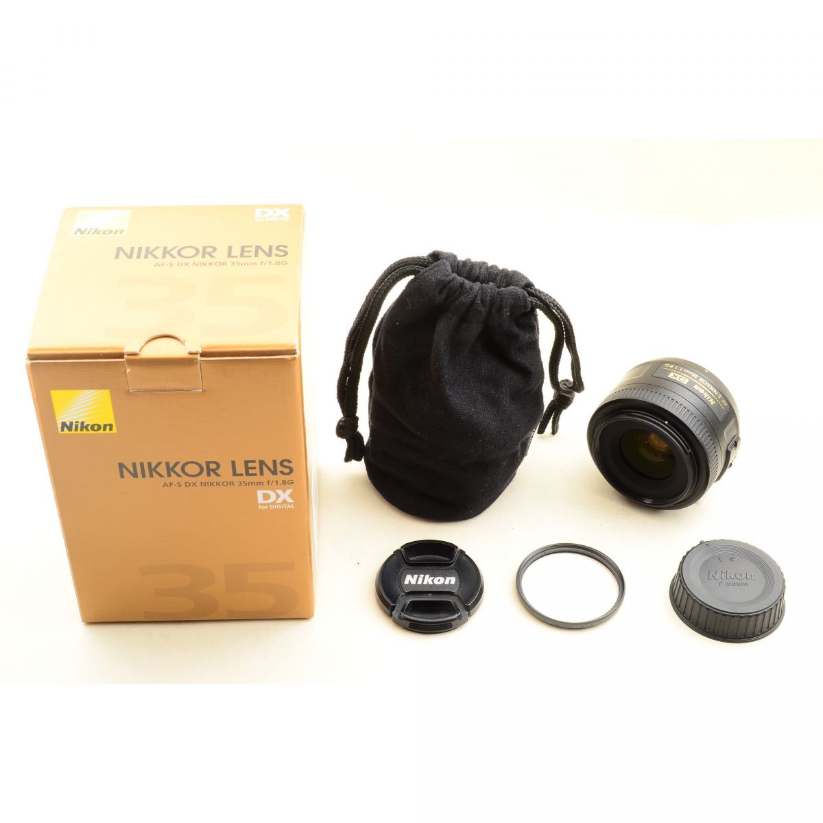 【中古】Nikon AF-S DX 35mm F1.8G 元箱 単焦点レンズ カメラレンズ 交換レンズ ニコン