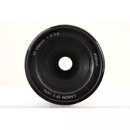 【中古】Canon EF-S 55-250mm F4-5.6 IS ズームレンズ 望遠レンズ