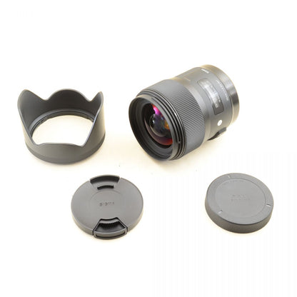 【中古】Sigma Art 35mm F1.4 DG HSM Canon EFマウント用 単焦点レンズ