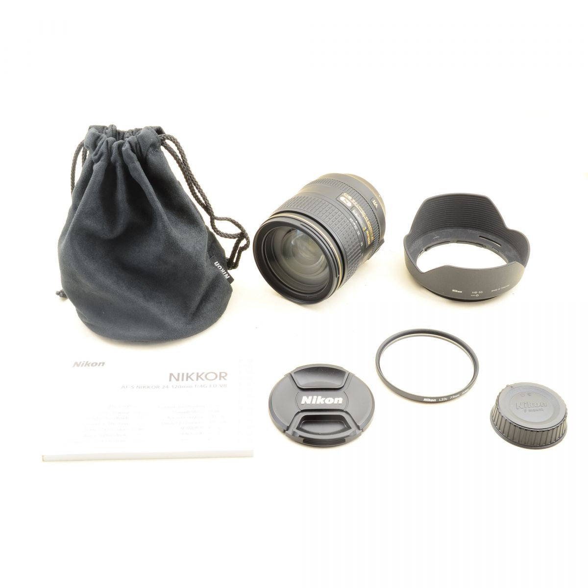 【中古】Nikon AF-S 24-120mm F4G ED VR ズームレンズ