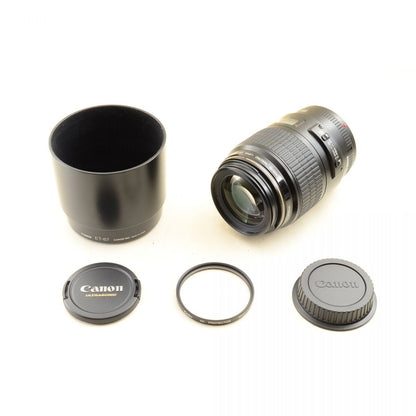 【中古】Canon EF 100mm F2.8 MACRO USM 単焦点レンズ フード カメラレンズ